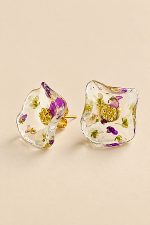 Bubblegum Earrings | Floral Hues