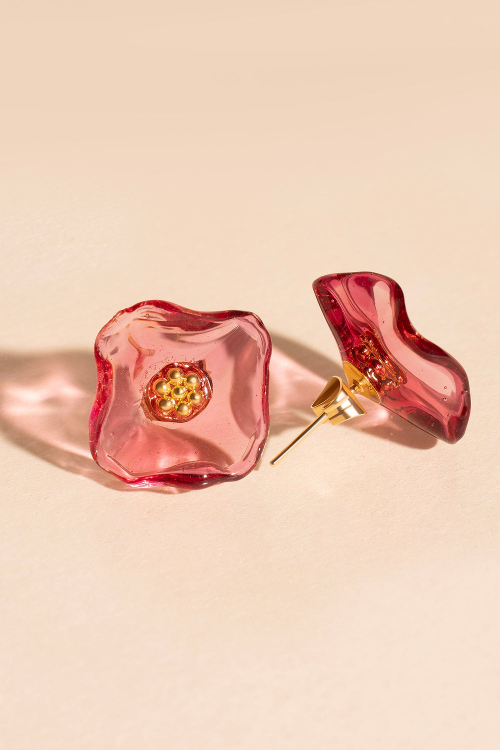 Bubblegum Earrings | Poppy Pink