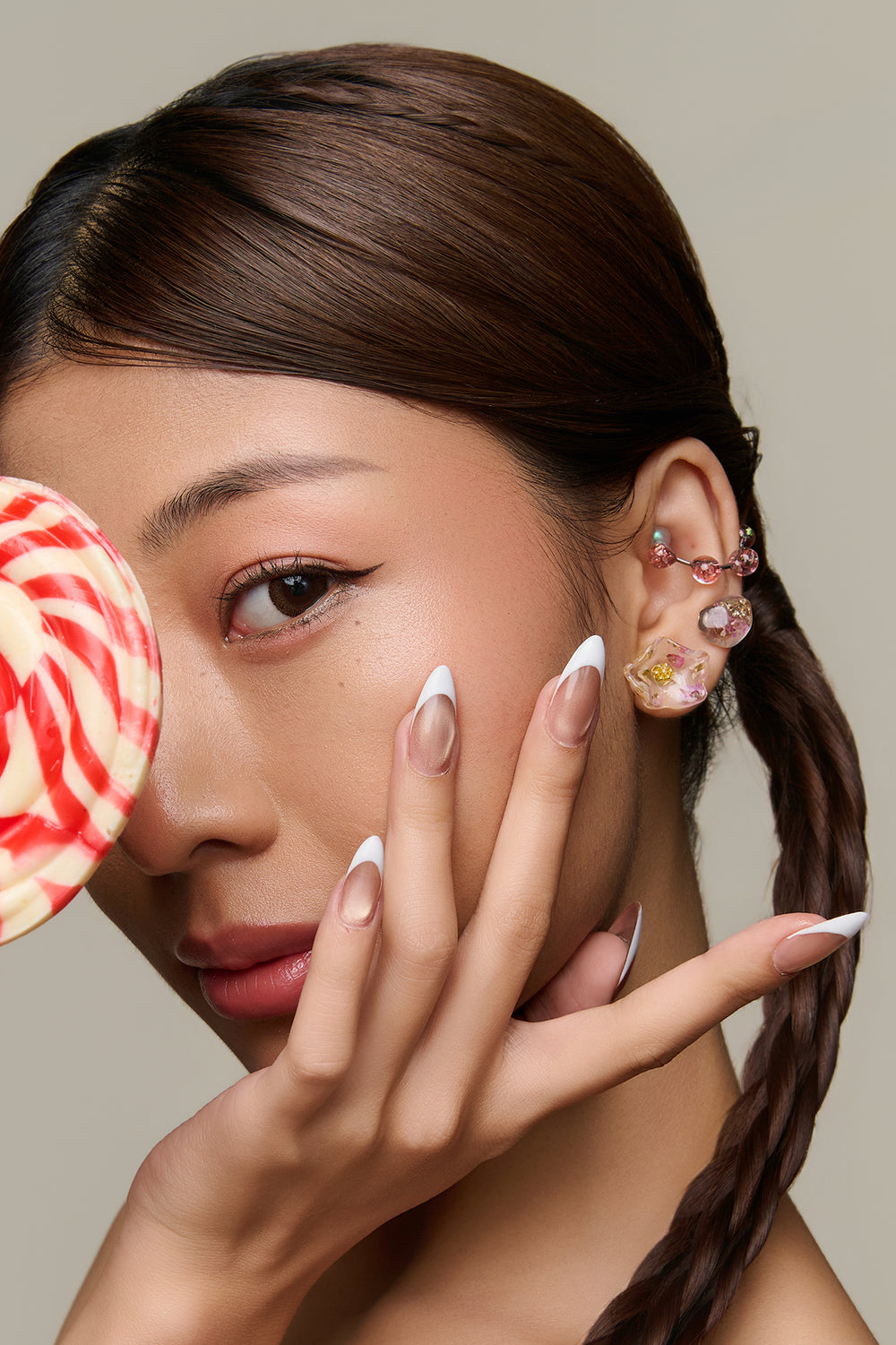 Jellybean Ear Cuff | Blush Red