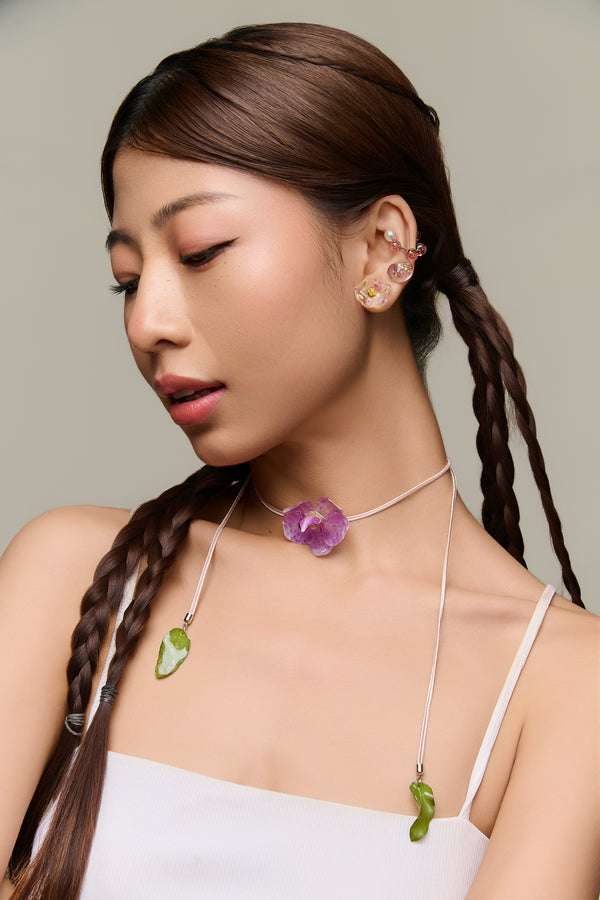 Purple Haze Slider Necklace