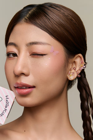 Bubblegum Ear Clip-Ons | Floral Hues