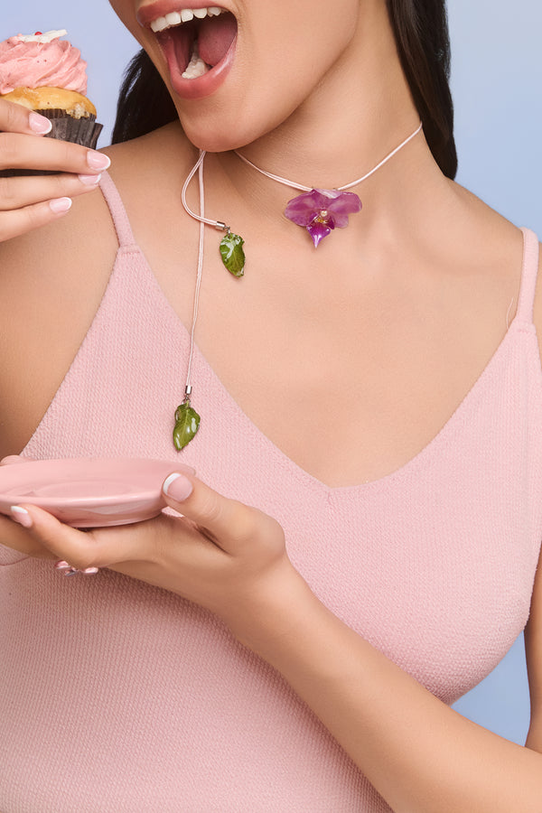 Purple Haze Slider Necklace