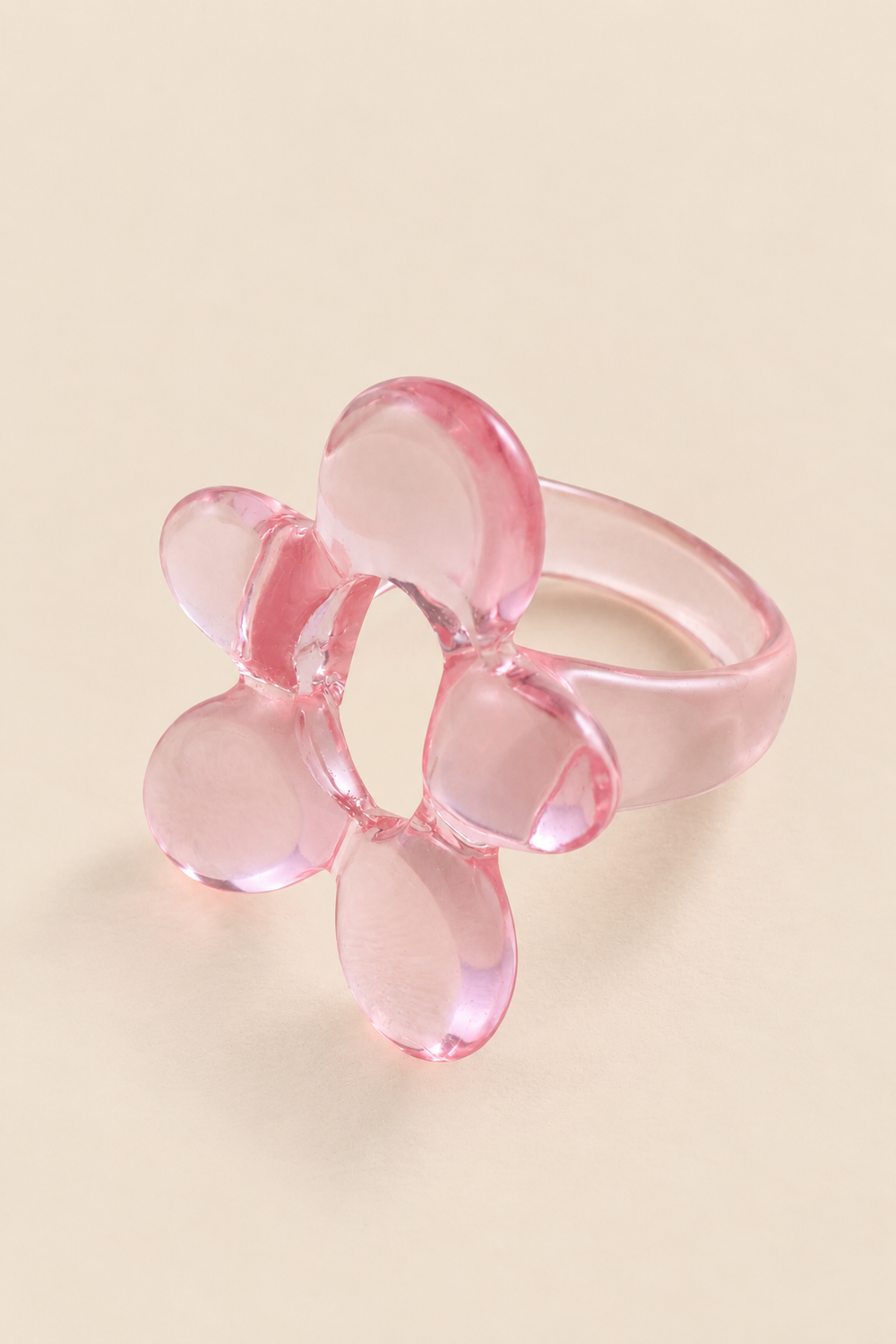 Gummy Ring | Poppy Pink