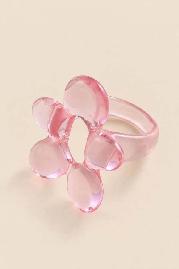 Gummy Ring | Poppy Pink