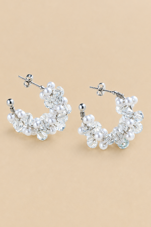 Icy Hoop Earrings