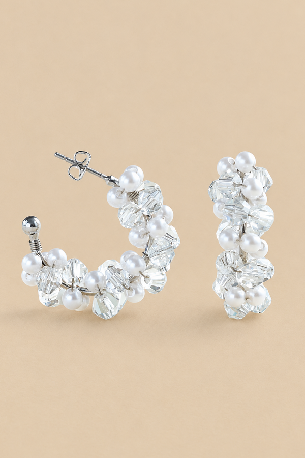 Icy Hoop Earrings