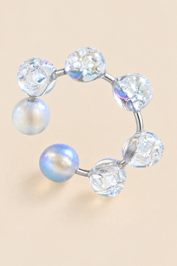 Jellybean Ear Cuff | Quartz